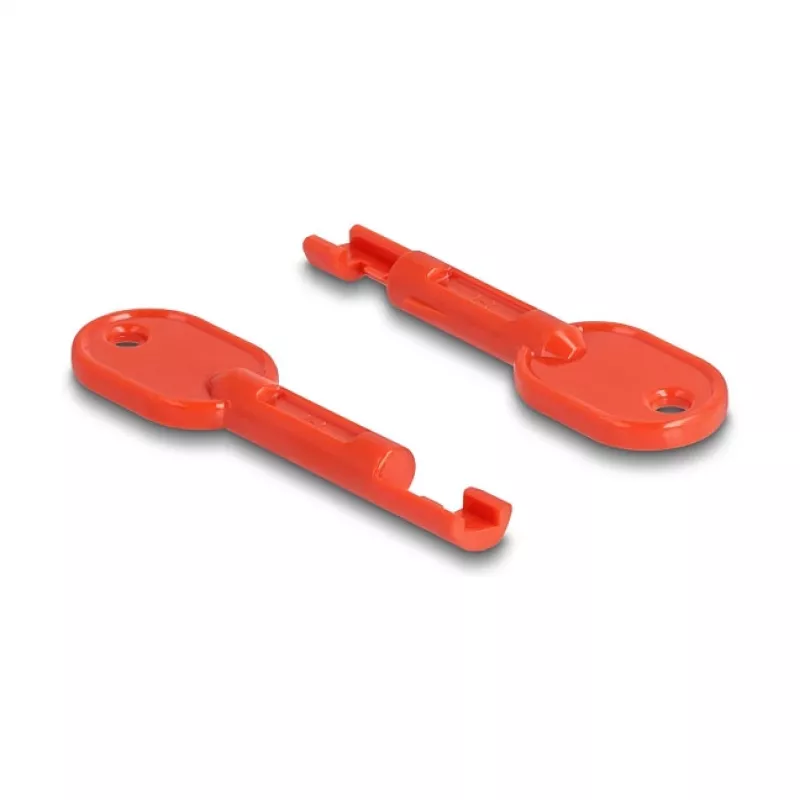 Port blocker DeLOCK 20929 RJ45 10 pieces Red