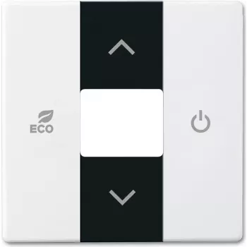 Busch-Jaeger 2CKA006220A0076 Cover Plate for Sensor Holder & -Socket Black - White (2CKA006220A0076)
