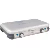 Portable grill stove Campingaz 2213311 — 2-zone, 5.4 kg, 490×350 mm, black/grey/silver