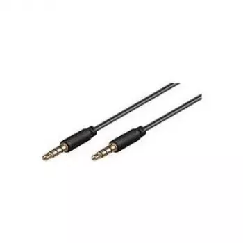 Microconnect IPOD012 audio cable 1 m 3.5mm Black