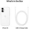 MOBILE PHONE IPHONE 16/128GB WHITE MYE93 APPLE