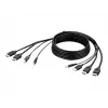 Belkin Secure KVM Combo Cable - Video- / USB- / Audio-Cable - TAA-Compliant - USB, Mini-Plug, HDMI (M)