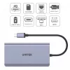 Hub UNITEK uHUB S7 USB 3.2 Gen 1 Type-C Grey