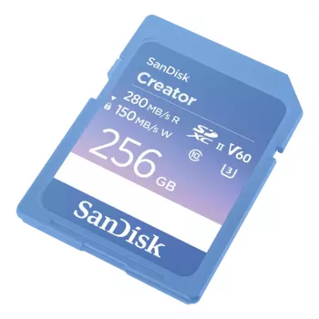 SanDisk Creator SD Memory Card UHS-II 256GB High Transfer Speeds up to 280 MB/s