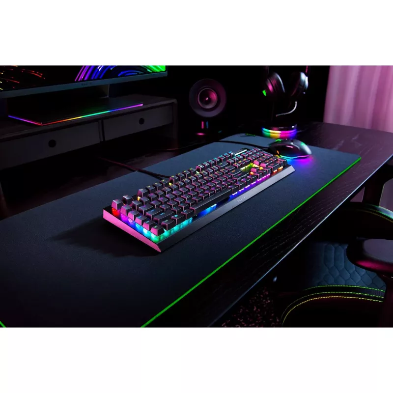 Razer BlackWidow V4 X Keyboard Gaming USB QWERTZ German Black