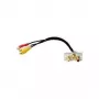 Cable gender changer Kindermann 7444000530 3x RCA Silver