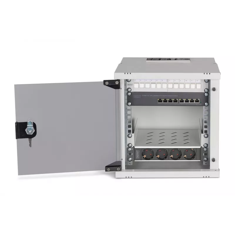 Digitus SOHO Pro network set, 254 mm (10) - 6U, 315 x 300 mm (W x D)
