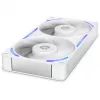 Computer case fan NZXT F240X 120 mm white, 1 pc, 240×120×30 mm
