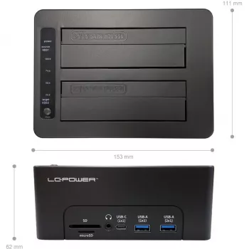 LC-Power Docking Station USB 3.2 Gen 2x1
