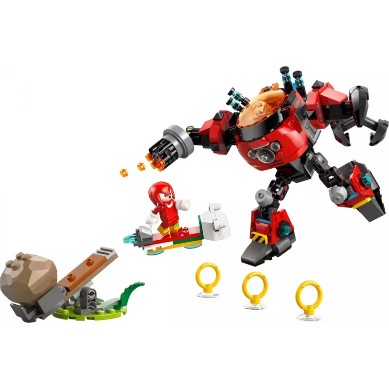 LEGO Construction Toy set Sonic the Hedgehog 77005 Knuckles vs Dr Eggman Egg Crusher Mech, 350 pcs, age 8+