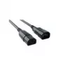 Power Cable Bachmann 356.119 Black 0.5 m C14 C13