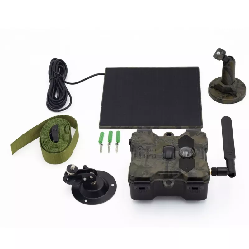Technaxx 4G Wildcam TX-189 Outdoor Camera 4MP CMOS Solar Panel
