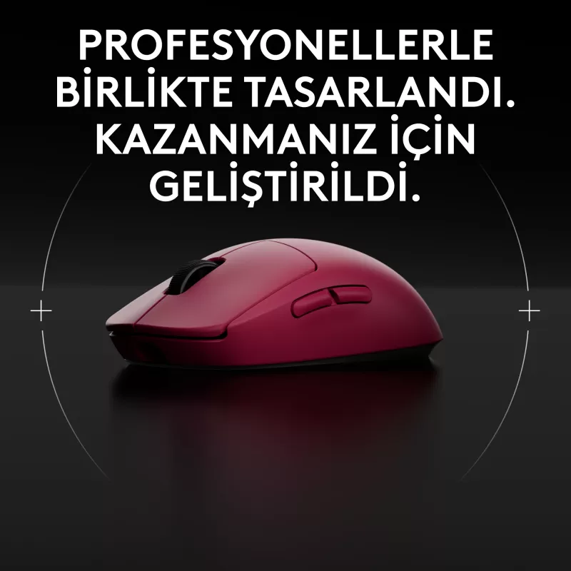 Logitech G PRO 2 - Mouse - Gaming - right- and left-handed - optical - 8 Buttons - Wireless, Wired - 2,4 GHz, USB - USB Logitech LIGHTSPEED Receiver - pink (910-007310)