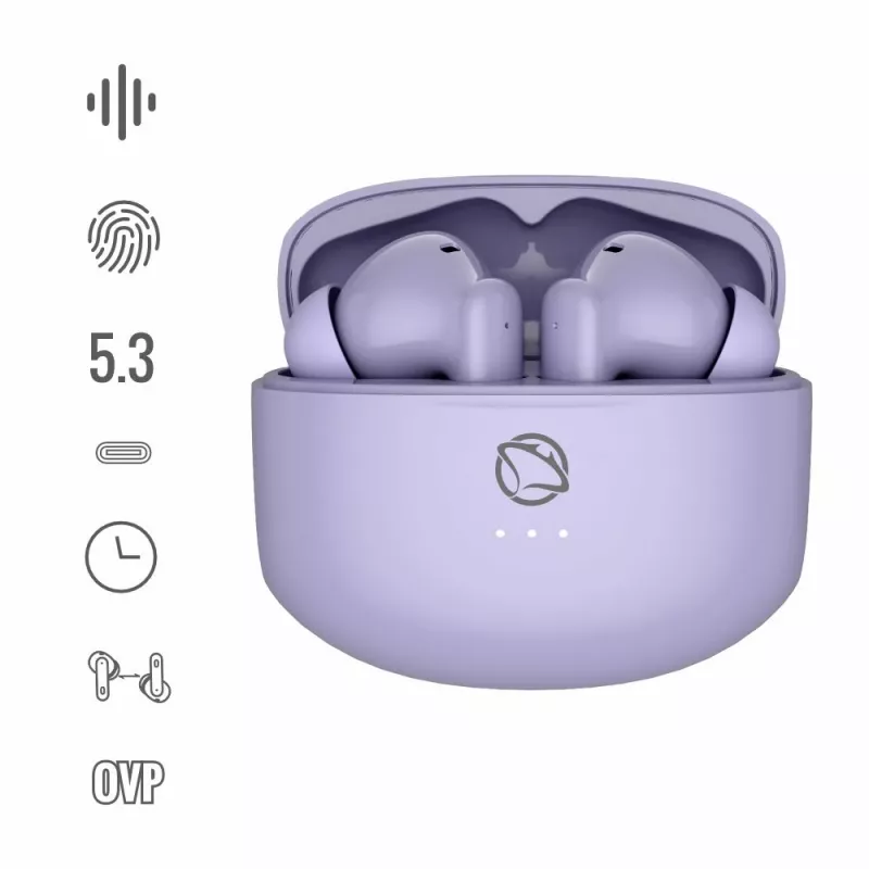Headphones Manta MTWS008P Rytmo Purple