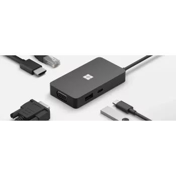 Laptop Dock Microsoft 1E4-00002 Black