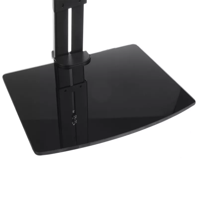 TV wall mount MACLEAN MC-451 with shelf and tilt adjustment, VESA 75x75–200x200 mm, up to 20 kg, for 15 inch–42 inch screens