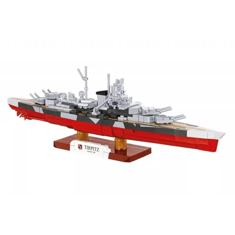 Construction set Cobi Battleship Tirpitz model with 593 pieces, scale and display features