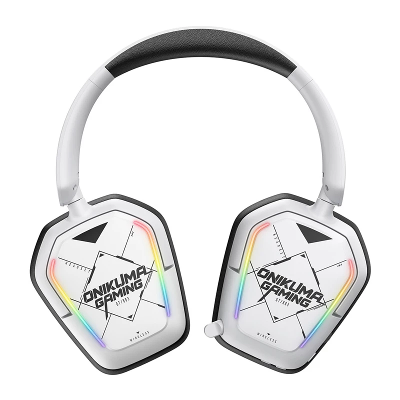 Wired/Wireless headset Onikuma GT883 white — Bluetooth and wired connection, over-ear design