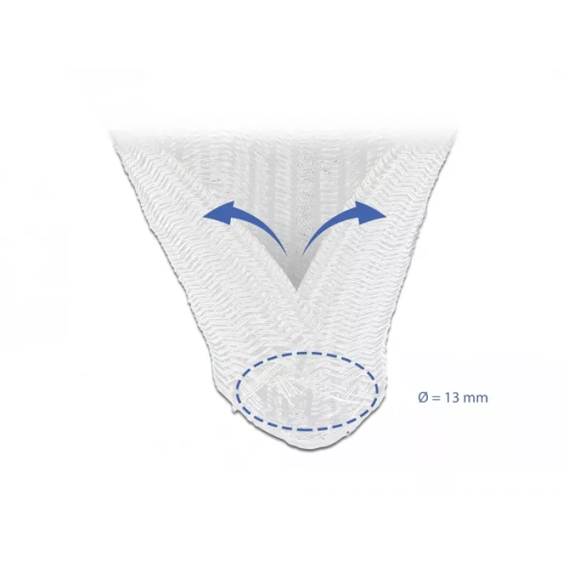 Cable Sleeve DeLOCK 20698 White