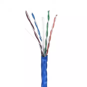 LANBERG networking cable U/UTP Cat6 LCU6-10CC-0305-B 305 m, CCA conductor, 23 AWG, blue