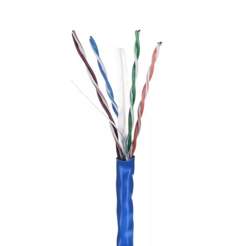 LANBERG networking cable U/UTP Cat6 LCU6-10CC-0305-B 305 m, CCA conductor, 23 AWG, blue