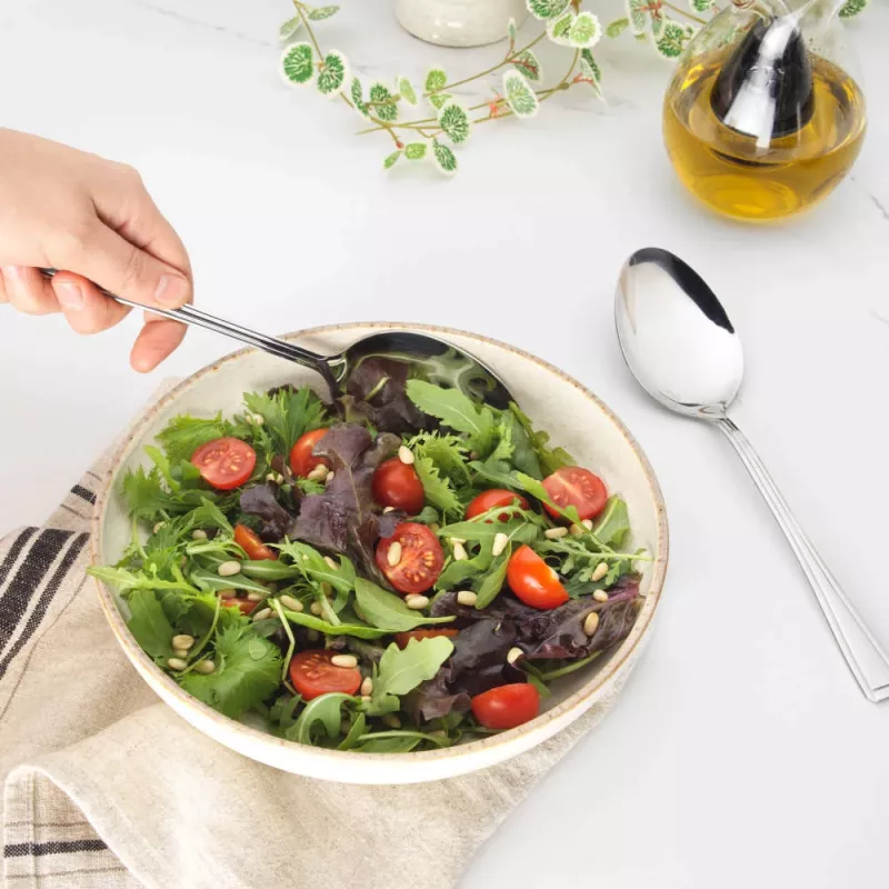 Serving Spoon Set Salter BW09649 — 2-piece stainless steel, dishwasher safe