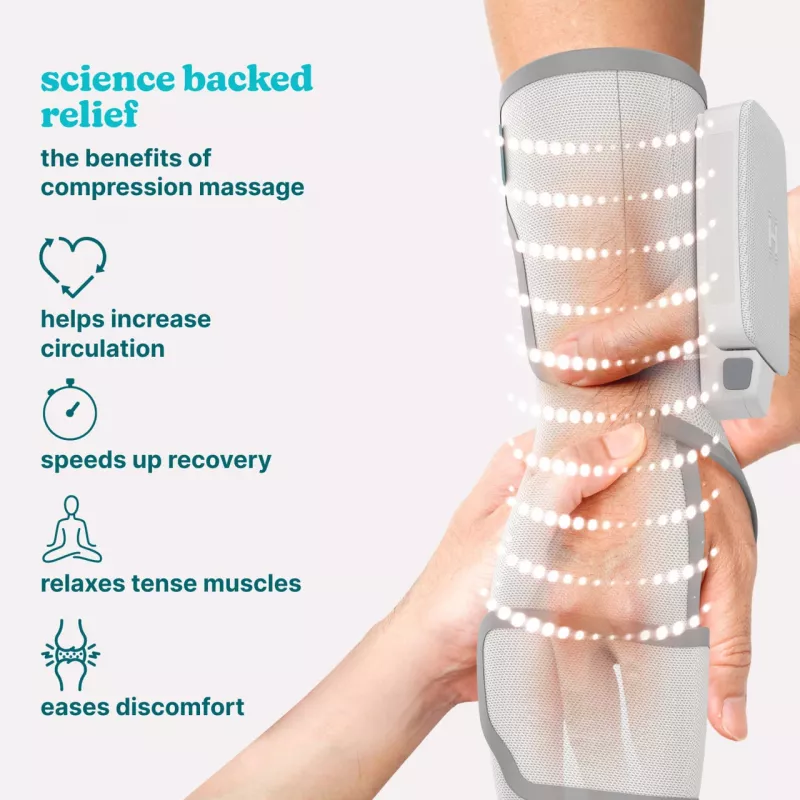 Hand wrap massager HoMedics SR-CMH10H-GY portable adjustable fit for hands and wrists