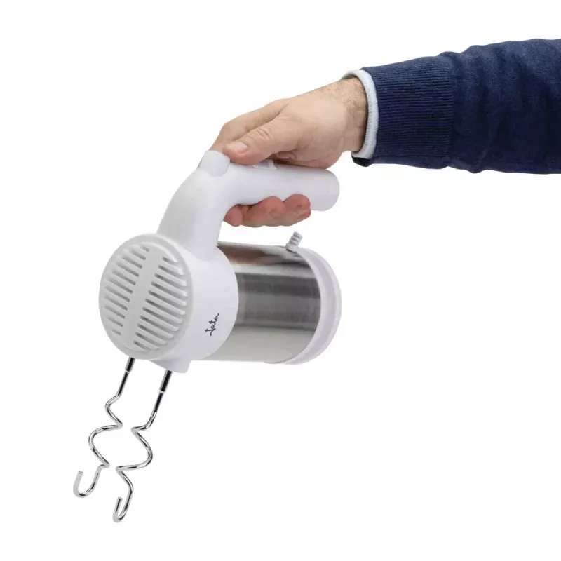 Hand mixer JATA JEMA1240 Stainless steel White
