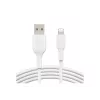 Belkin PVC USB-A to Ligh tning 2m White