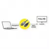Cable ROLINE 11445780 1 m DisplayPort to HDMI Black