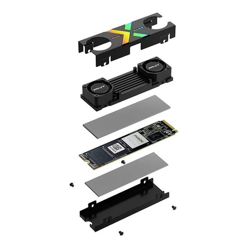 SSD drive PNY 1TB M.2 PCI Express 4.0 NVMe M280CS3150XHS-1TB-RB