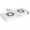 Cooling fan ROLINE 19-inch roof fan unit 2 fans Thermostat grey
