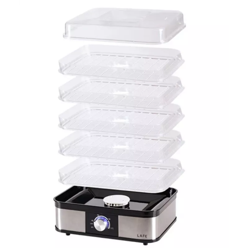 Food Dehydrator LAFE LAFPAR47689 with 6 Trays and Adjustable Temperature