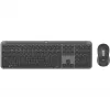 Logitech Signature Slim Combo MK950 - Keyboard-and-Mouse-Set - Wireless - Bluetooth 5,1 LE - QWERTY - Nordic - Graphite (920-012488)