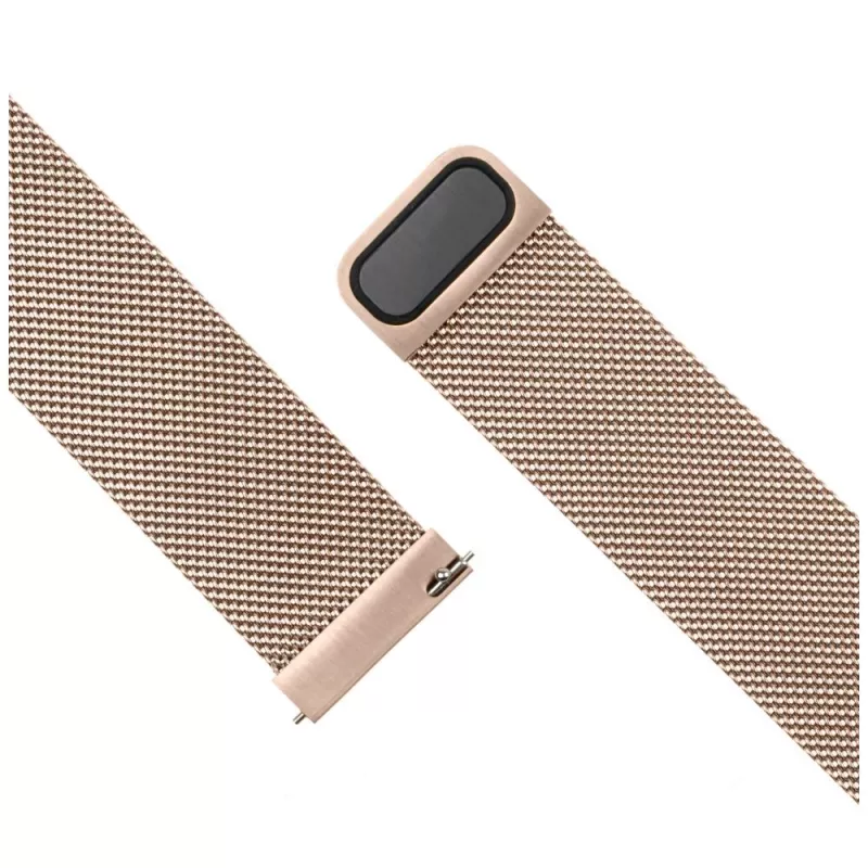 Watch strap FIXED Mesh Strap Fixed 18mm Stainless Steel Quick Release Gold