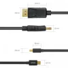CABLE miniDisplayPort/ DisplayP M/M 2m;Y-C611BK