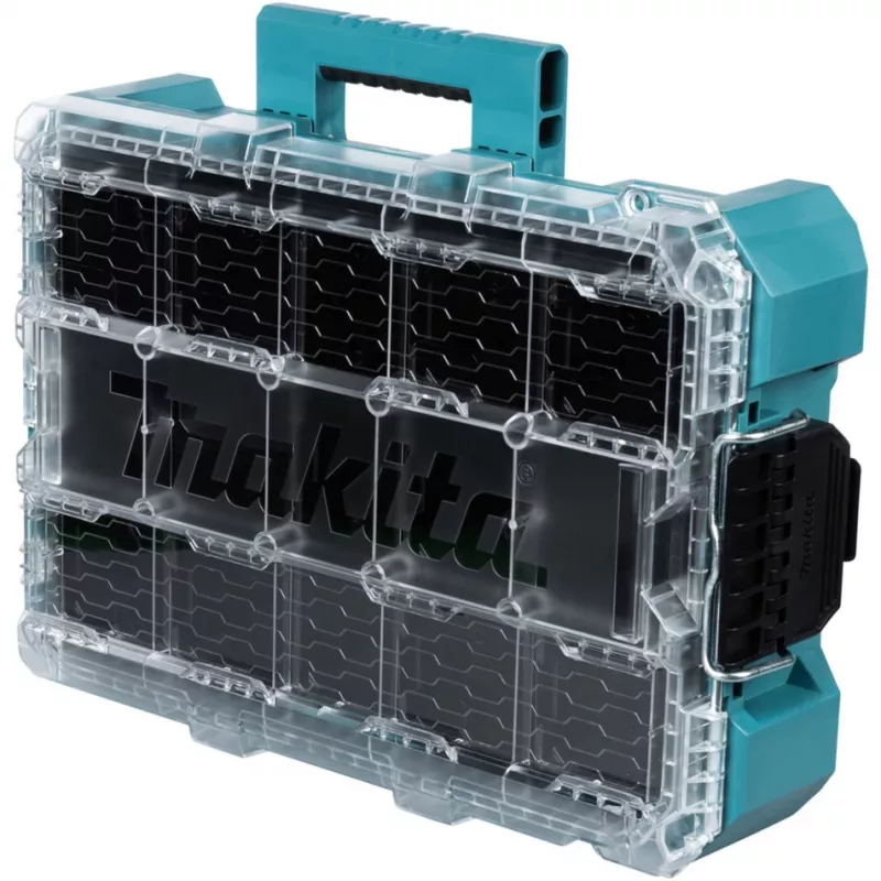 MAKTRAK Organizer deep M, tool box Blue/transparent, transparent lid