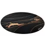 Floor pad Arozzi Zona Round Floor Pad — Black/Gold, round protective mat for flooring