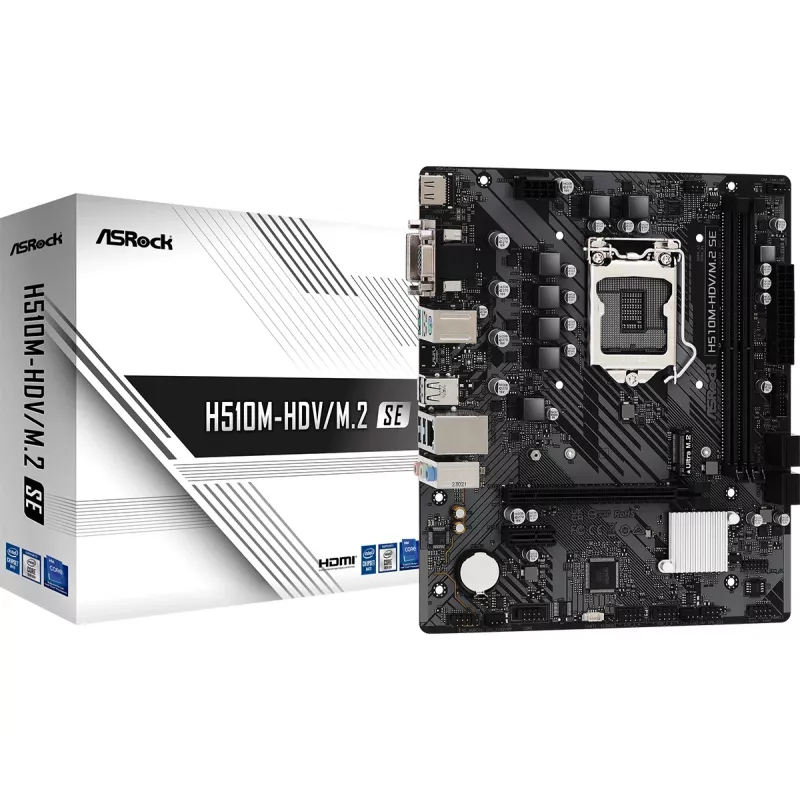 ASRock H510M-HDV/M.2 SE Micro-ATX Motherboard