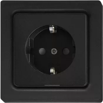 Eltako Grounded Plug-Socket Outlet m. Upper Part ant/matte DSS55E-am (30055898)