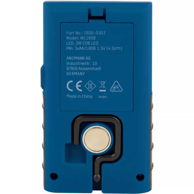 Work light ANSMANN WL180B with bit holder, blue