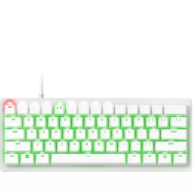 Razer Huntsman V3 Pro Mini - White - German Layout P - Keyboard - optical (RZ03-04992000-R3G1)