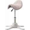 Up Up Toronto ergonomic balance stool White, Ivory fabric, longer gas lift