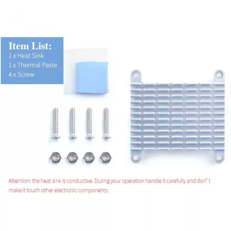 Heatsink set ALLNET FriendlyELEC NanoPi Neo / Neo2, 20 pieces – passive cooling for single-board computers