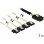 SAS Cable DeLOCK 85731 1m Black Green