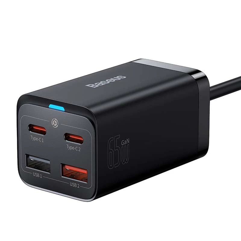 Charger Baseus GaN3 Pro Mobile phone Tablet Black AC Indoor 15V 3A