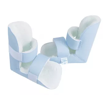 Heel protector TIMAGO SVP 2413, velour, one size, velcro closure, white, pack of 2