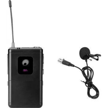 Lavalier microphone Omnitronic UHF-E Series 531.9 MHz — wired lavalier for UHF wireless systems