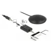 Table microphone DeLOCK 65873 Black
