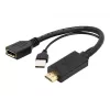 Cablexpert videoadapter - 10 cm